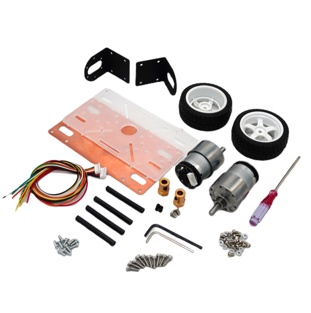 Self-Balancing Robot Body Kit with Wheels, Dual Motors & Chassis