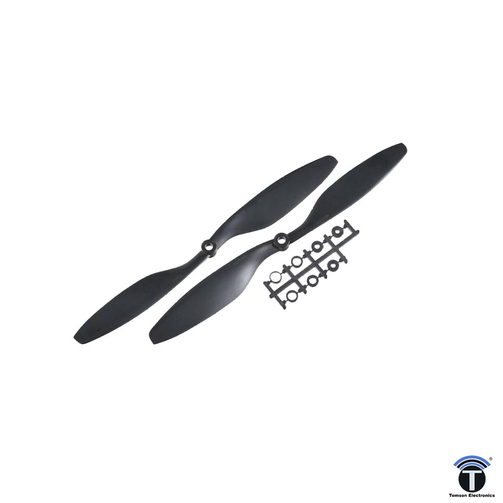 1 Paar 1045 Propeller 10x4,5 CW/CCW - Orange Schwarz Für Quadcopter F450