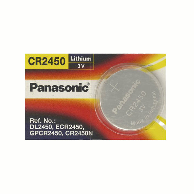 Panasonic CR2450 Lithium 3V Battery (Pack of 2) 