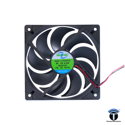 4inch 12V DC 0.23A Brushless Cooling Fan C12025M12S