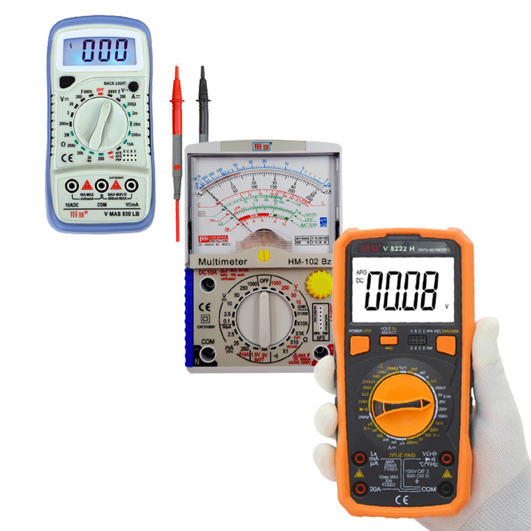 VAR TECH Digital and Analog Multimeters 