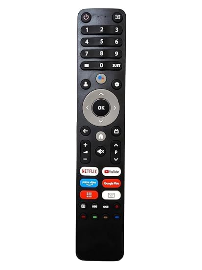 Remote Control for Impex Smart LED TVs – SV-55S4QLC2 / SV-55S4RLC2 Compatible (Non-Voice)