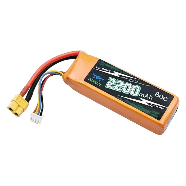 3S 11.1V 2200mAh 80C LiPo Rechargeable Battery Pack 1