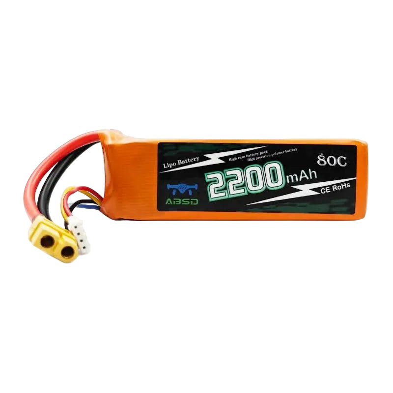 3S 11.1V 2200mAh 80C LiPo Rechargeable Battery Pack 2