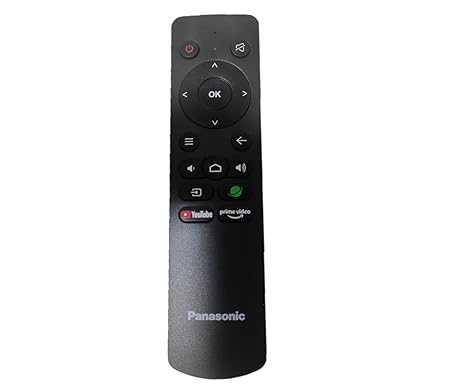 Panasonic Smart TV Replacement Remote – Non‑Voice with OTT App Hotkeys