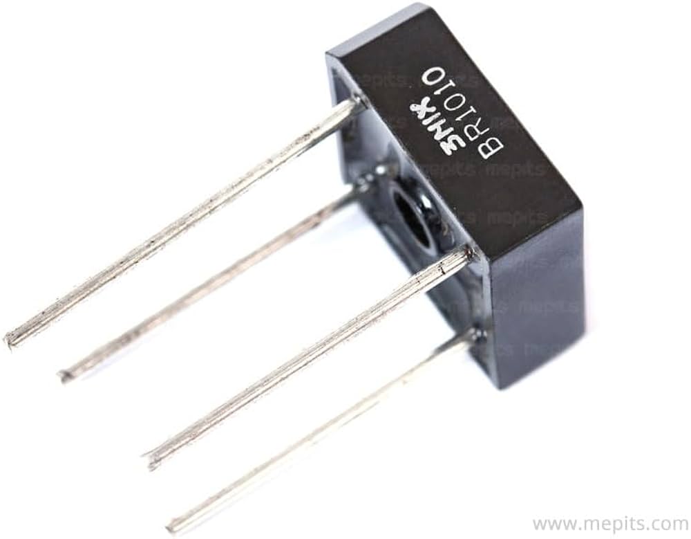 BR1010 3NIX 10A 1000V Bridge Rectifier Diode for AC to DC Conversion