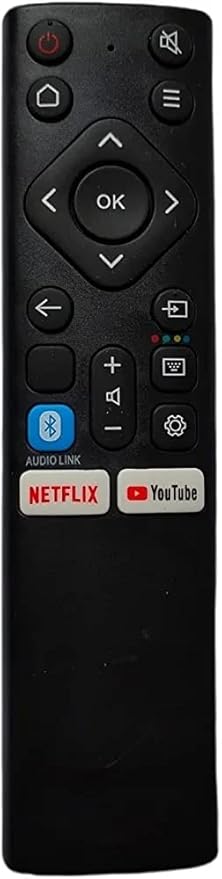 Bluetooth Lloyd Smart TV Remote with Netflix Hotkey (Non‑Voice)