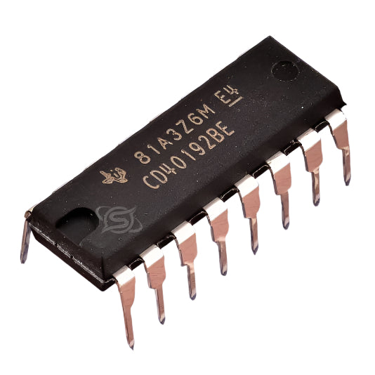 CD 40192 – Synchronous 4-Bit Up/Down Decade Counter IC 