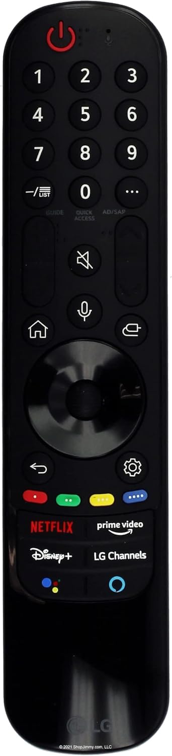 LG Magic Remote AN‑MR21GA – Voice Control, Pointer & Scroll Wheel