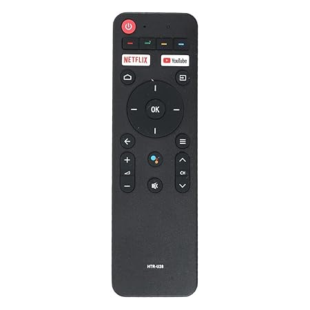 Remote Control for Haier HTR-U28 Smart TV – Netflix & YouTube Hotkeys, No Voice