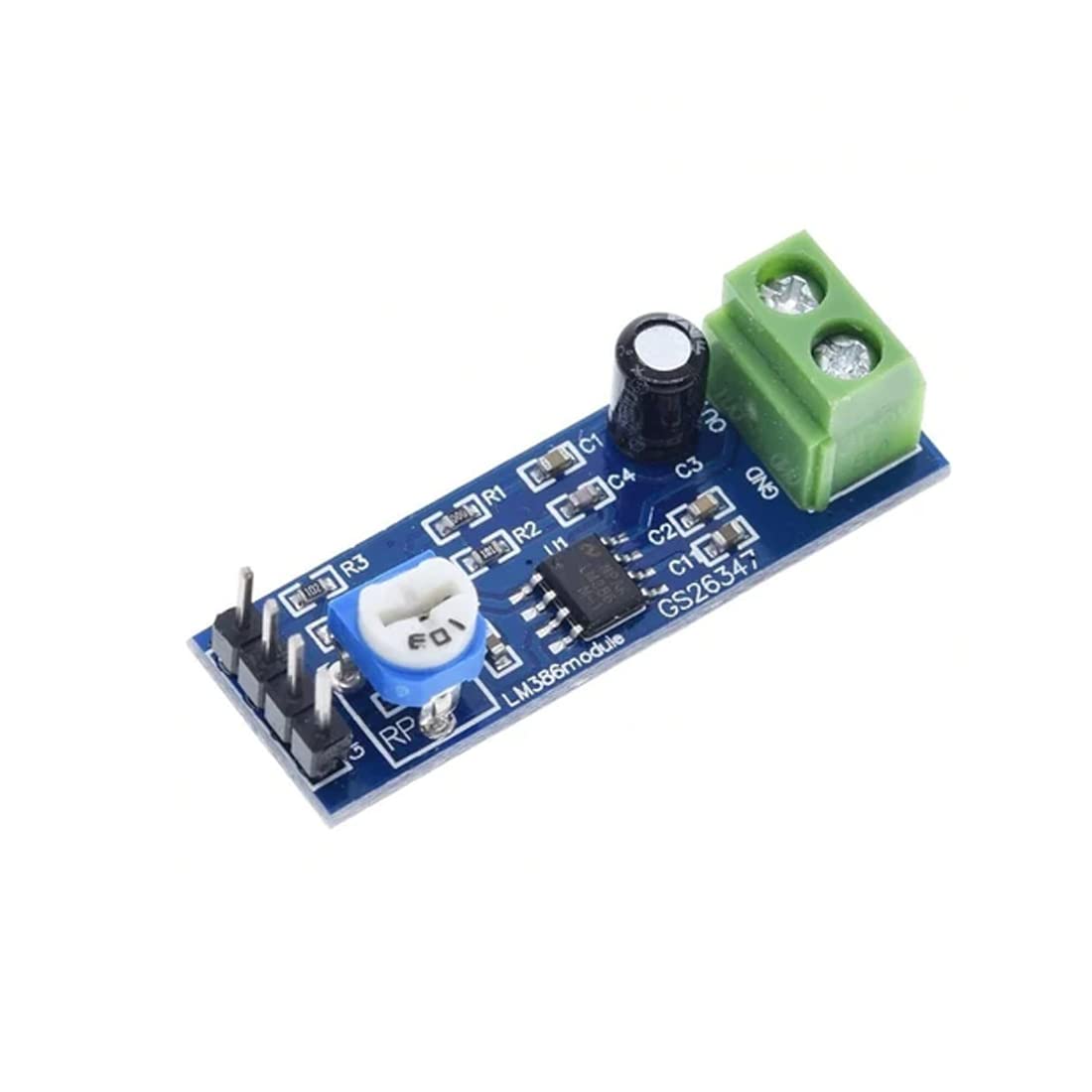 LM386 Audio Amplifier Module Low Voltage Mini Amp Board
