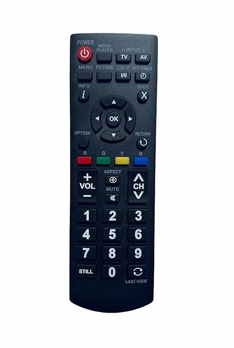 Panasonic Compatible LCD/LED TV Remote Control Replacement