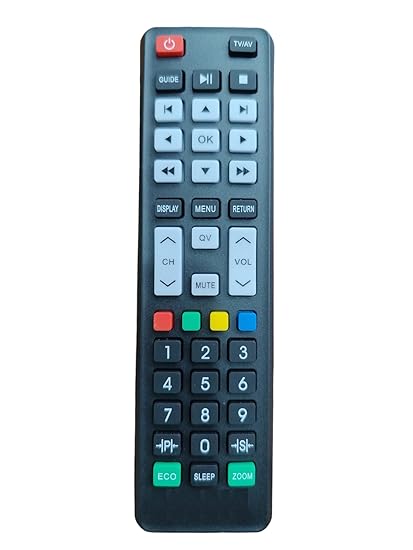 Infrared Replacement Remote (LD12) for Videocon & Sansui Smart TVs – Non‑Voice