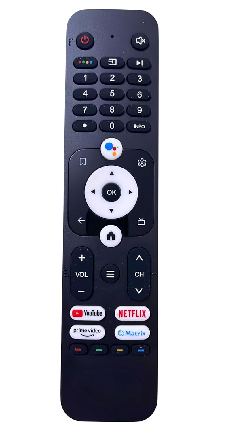 Remote Control Compatible with Haier HTR-U31E Smart TV (Non‑Voice, Infrared)