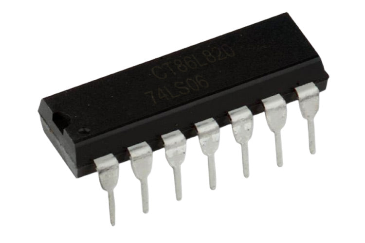 74LS06 HLF – Hex Inverter Buffer with Open-Collector Outputs
