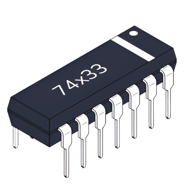 74 LS 33 – Quad 2-Input NOR Gate with Open-Collector Outputs