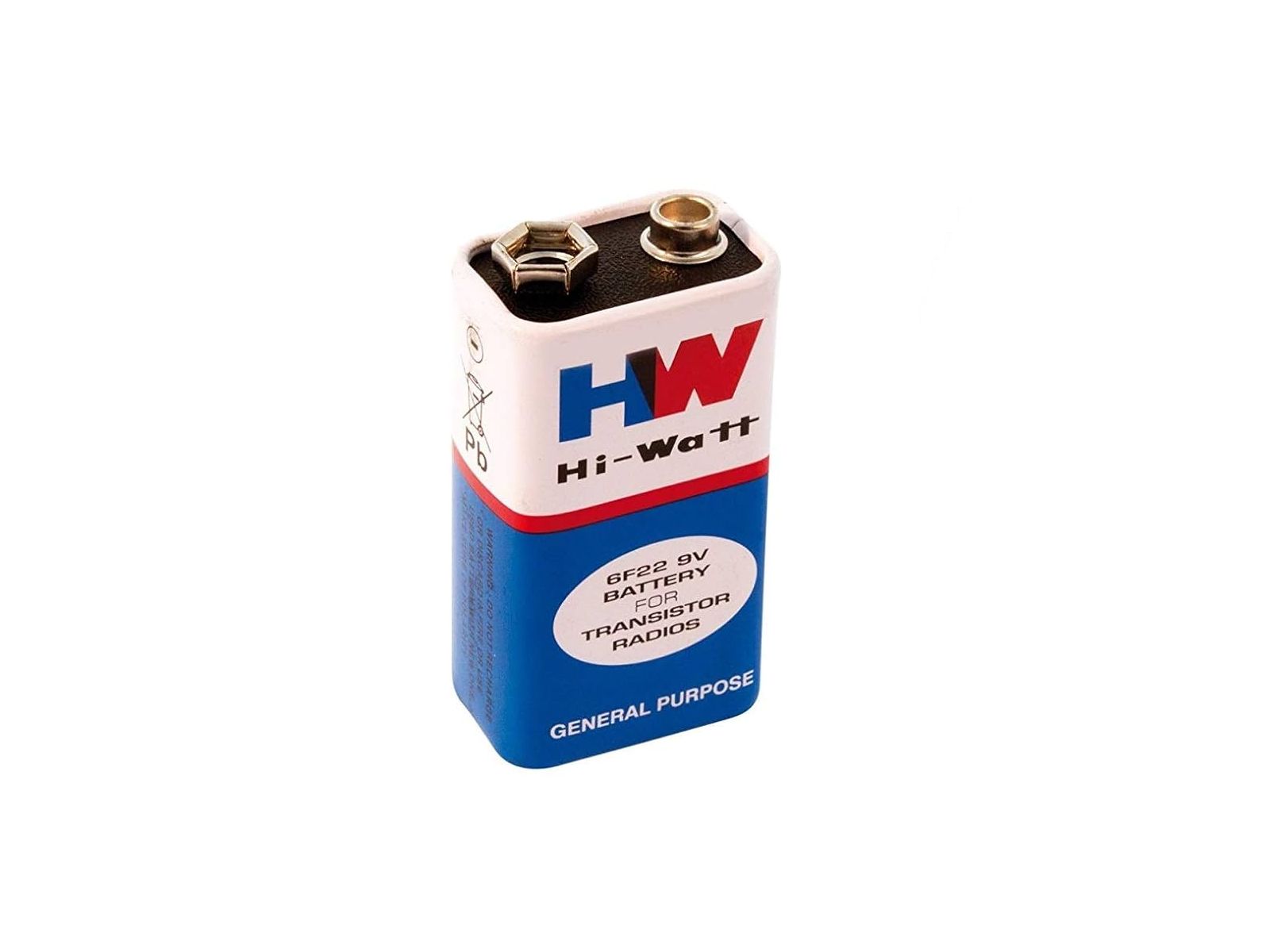 HW 9V Heavy Duty Battery for Electronics and DIY Projects
