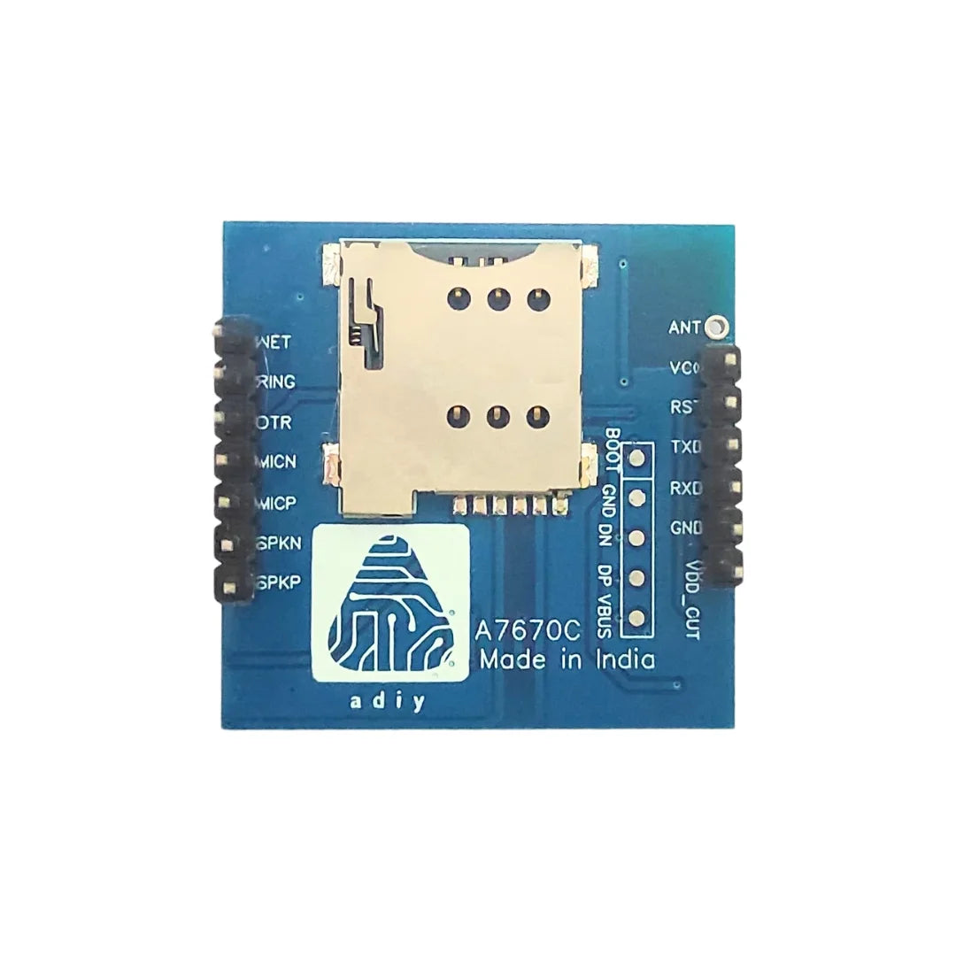 Sim7670 With Arduino SIMA7670C 4G LTE GSM/GPRS Module with Breadboard Friendly Breakout ...