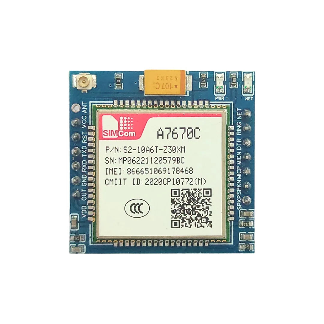 SIMA7670C 4G LTE GSM/GPRS Module with Breadboard Friendly Breakout ...