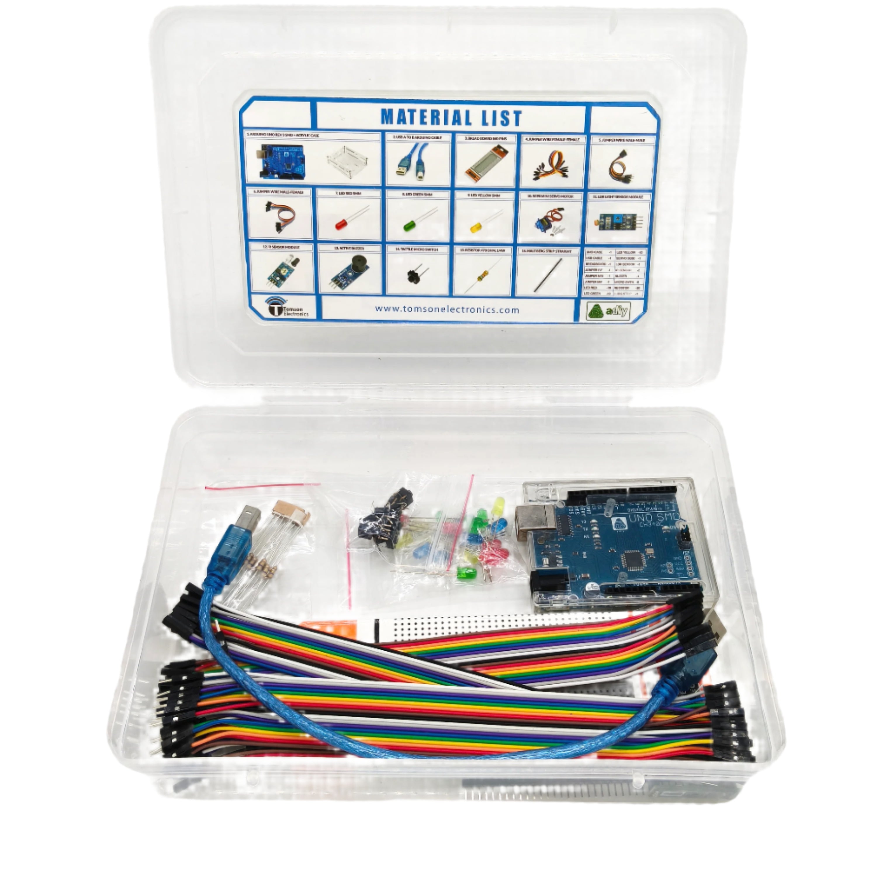 Buy Kite Arduino Uno Starter Kit Online in India – Tomson Electronics