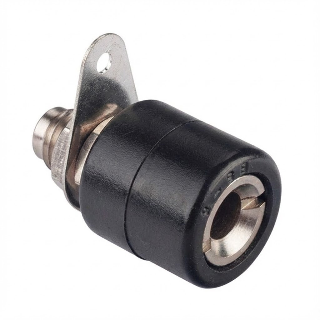 Elcom BS5 Black 4mm Banana Connector Panel Mount Terminal