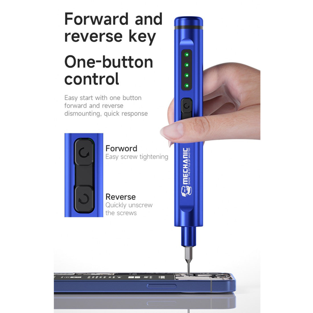 Mechanic ES480 Electric 48-in-1 Multifunctional Precision Screwdriver Set