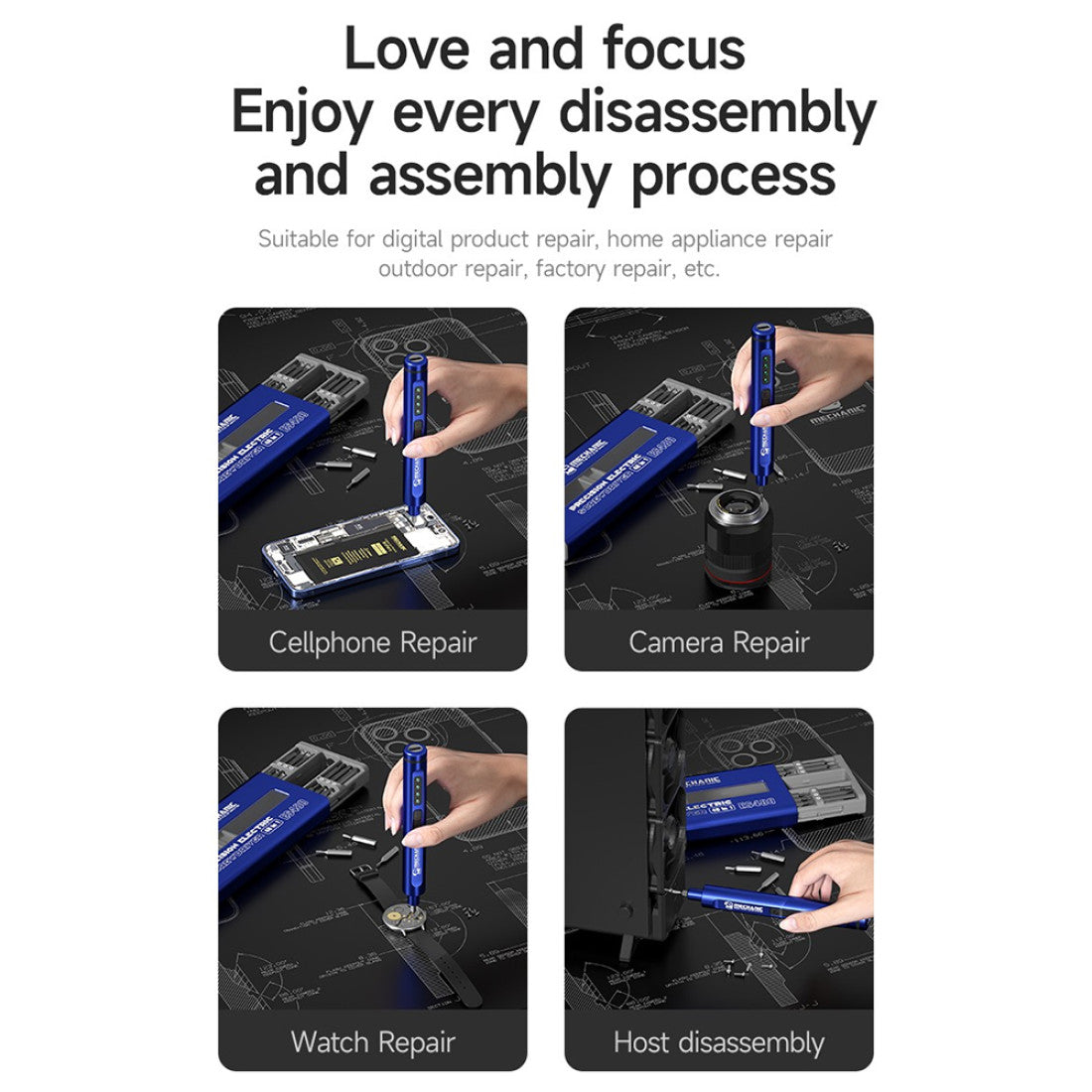 Mechanic ES480 Electric 48-in-1 Multifunctional Precision Screwdriver Set
