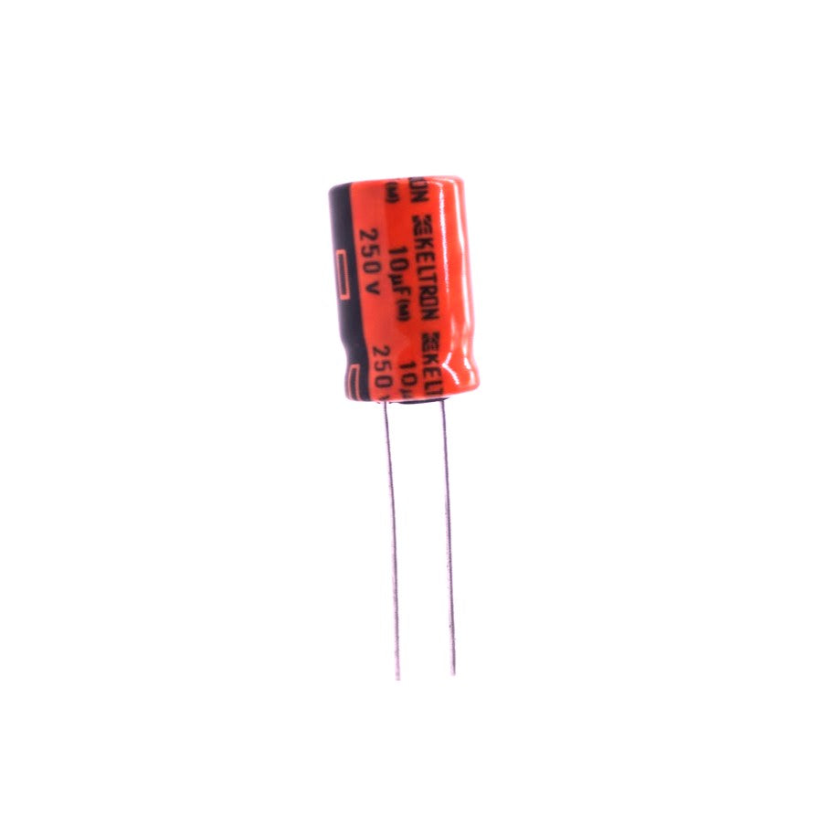 KELTRON 10 uF/250 V Radial Electrolytic Capacitor