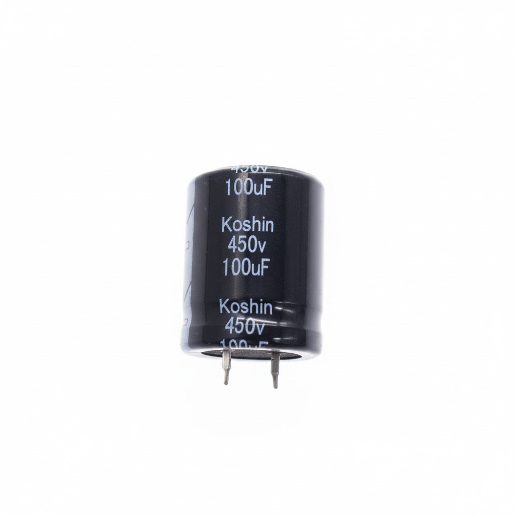 KOSHIN 100 uF/450 V Cylindrical Electrolytic Capacitor