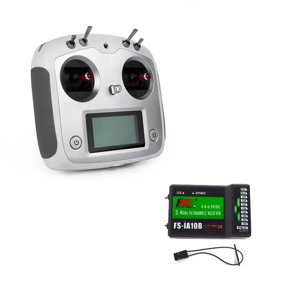 Flysky FS-i6S 2.4GHz 10CH AFHDS 2A RC Touch Control  Transmitter With FS-iA10B 6CH Receiver