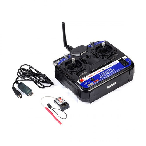 FlySky Compatible FSCT6B 2.4GHz 6CH RC Transmitter with Receiver