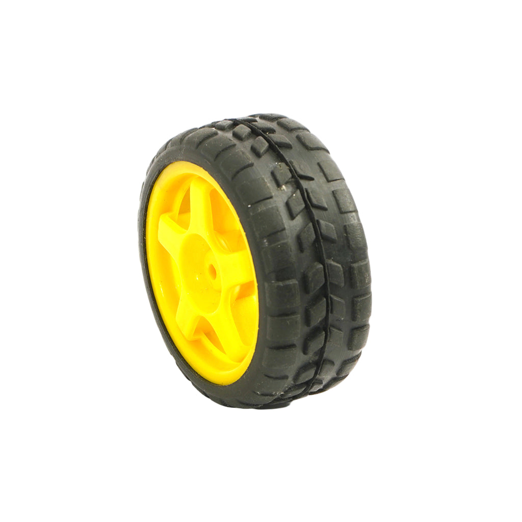 Robotic BO Motor Wheel Yellow  7CM X 1.5CM