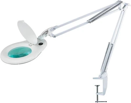 VARTECH Magnifier Lamp 228L 8X with Folding Arms for PCB Inspection and Repair 1
