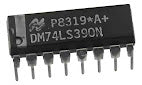 74LS390 – Dual Decade Counter IC 