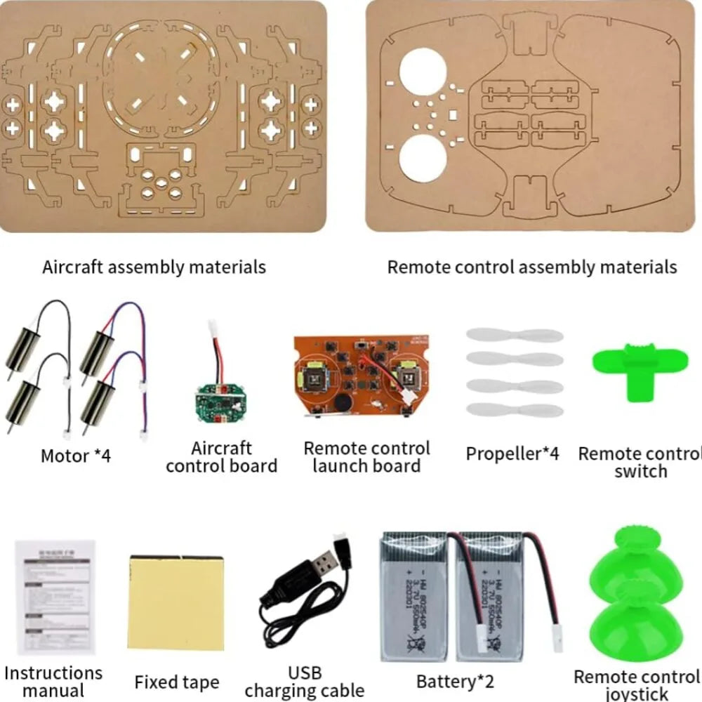 DIY Drone Kit XYQ-1 Educational Quadcopter Assembly Kit 2