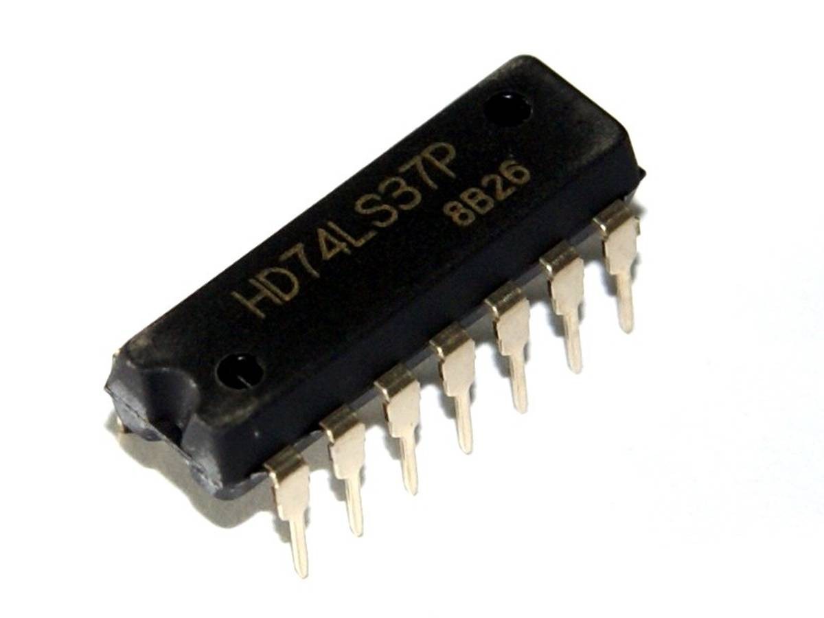 74LS37 – Quad 2-Input NAND Buffer with Open-Collector Outputs 