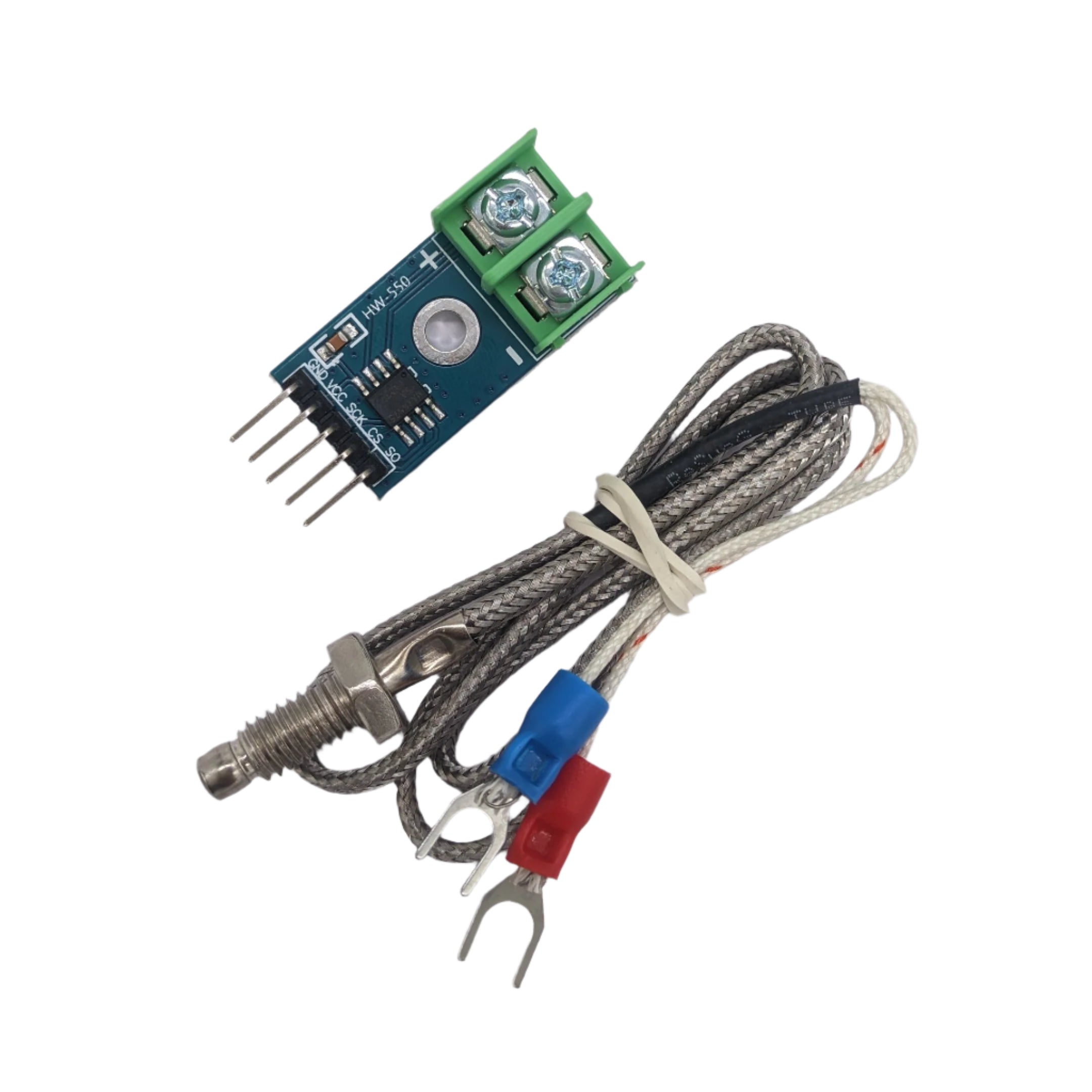 K-Type Thermocouple Temperature Sensor with MAX6675 Amplifier 