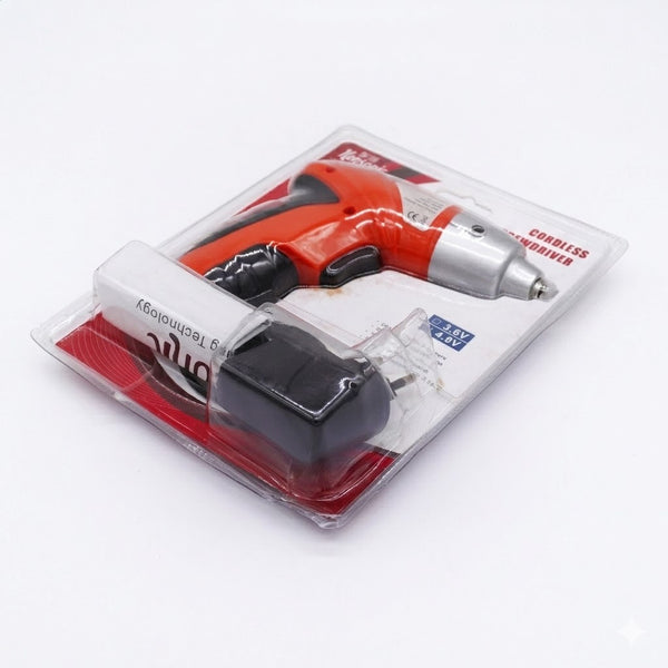 Kensonic KX80 3.6V Cordless Screwdriver Kit | Rechargeable Mini Electric Drill with Pivot Handle