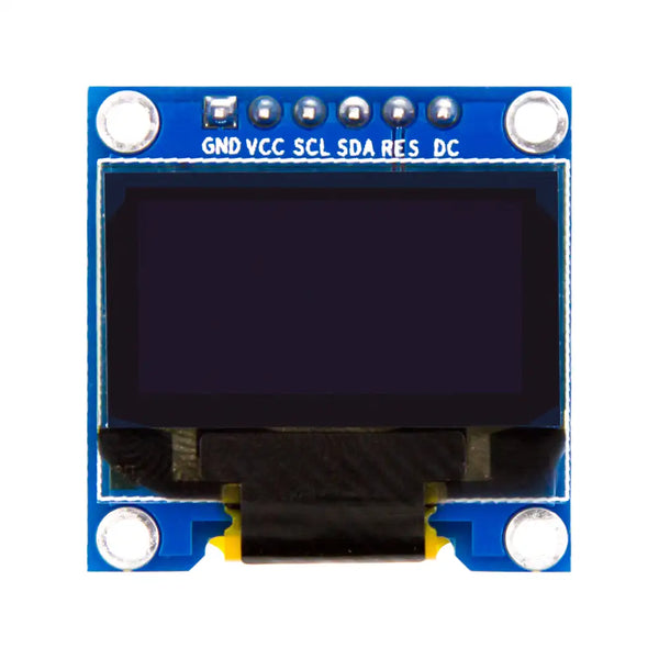 0.96 inch 128x64 Blue OLED 6 Pin Display Module SSD1306 for Arduino and ESP BLUE
