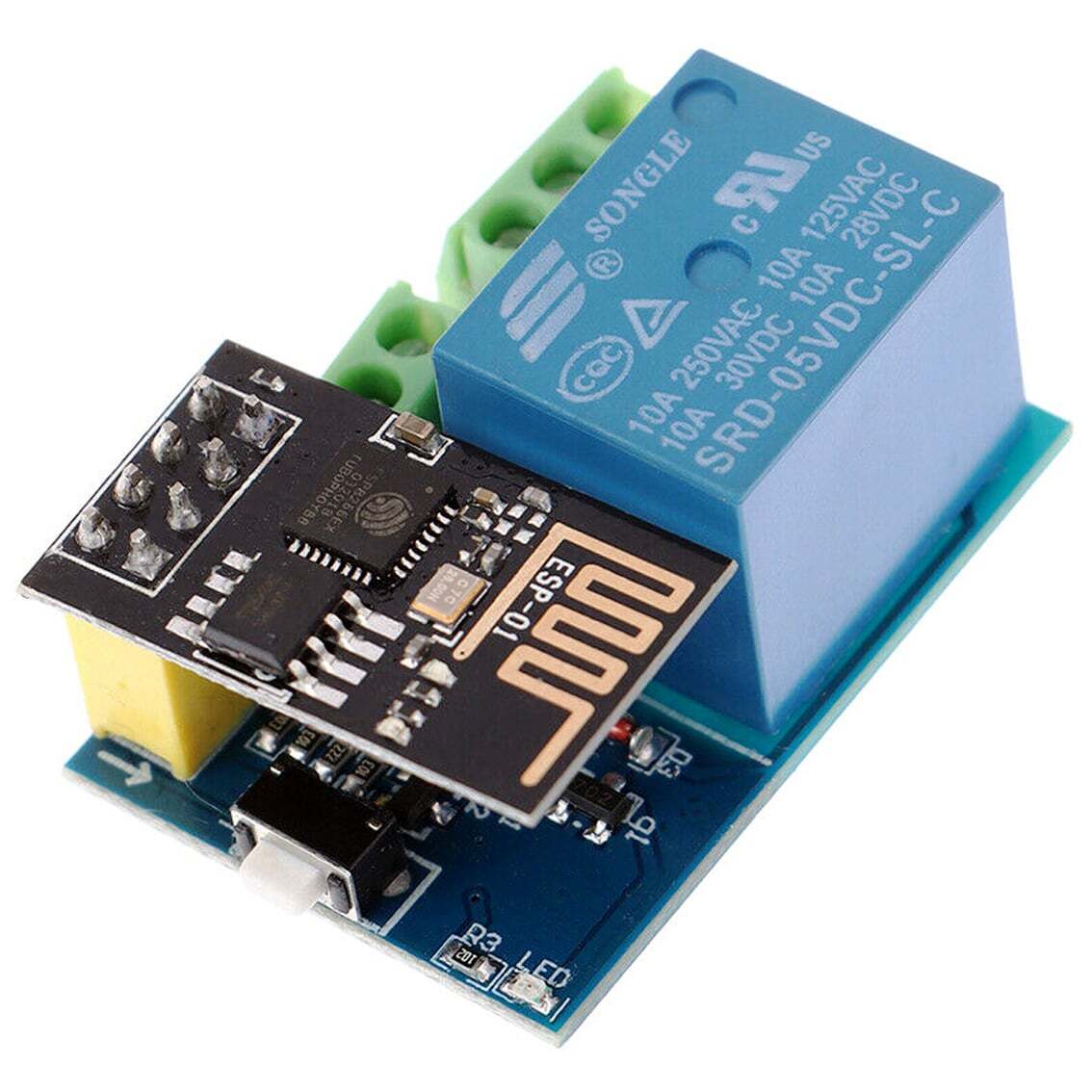 ESP 8266 WIFI ENABLED 5V 1 CHANNEL RELAY MODULE