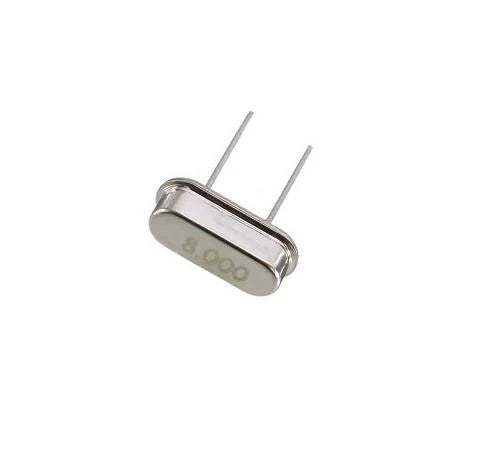 8MHz HC-49S Low-Profile Small Quartz Crystal Oscillator for Microcontroller Clocking