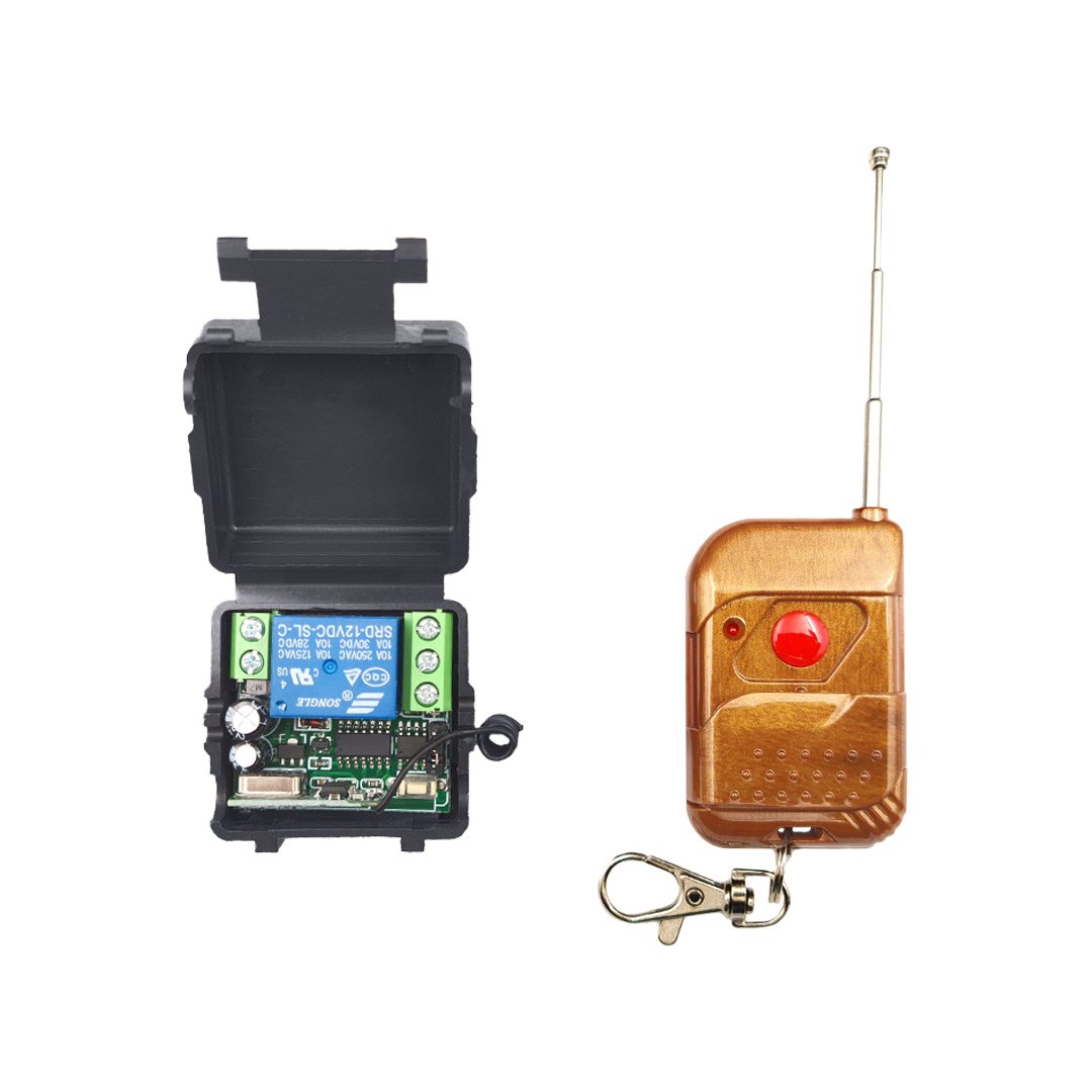 1 Channel Relay Module 12V DC 433MHz Wireless Remote Control RF Transmitter Receiver