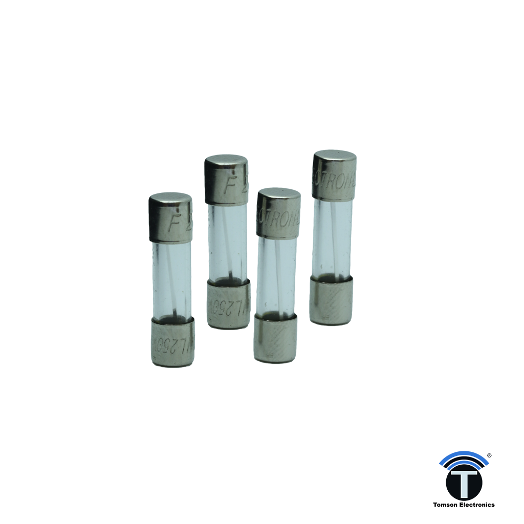 Glass Tube Fuse 5 x 20mm (100 mA To 20 A) TOMSON ELECTRONICS