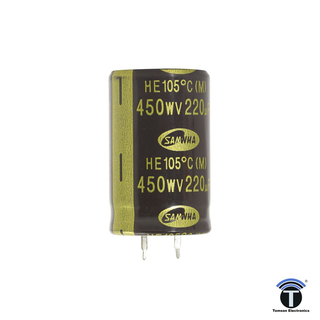 SAMWAH 220 uF/450 V Radial Electrolytic Capacitor