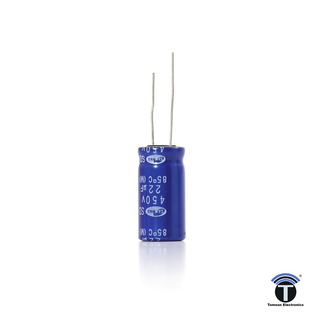 SAMWAH 22 uF/450 V Radial Electrolytic Capacitor