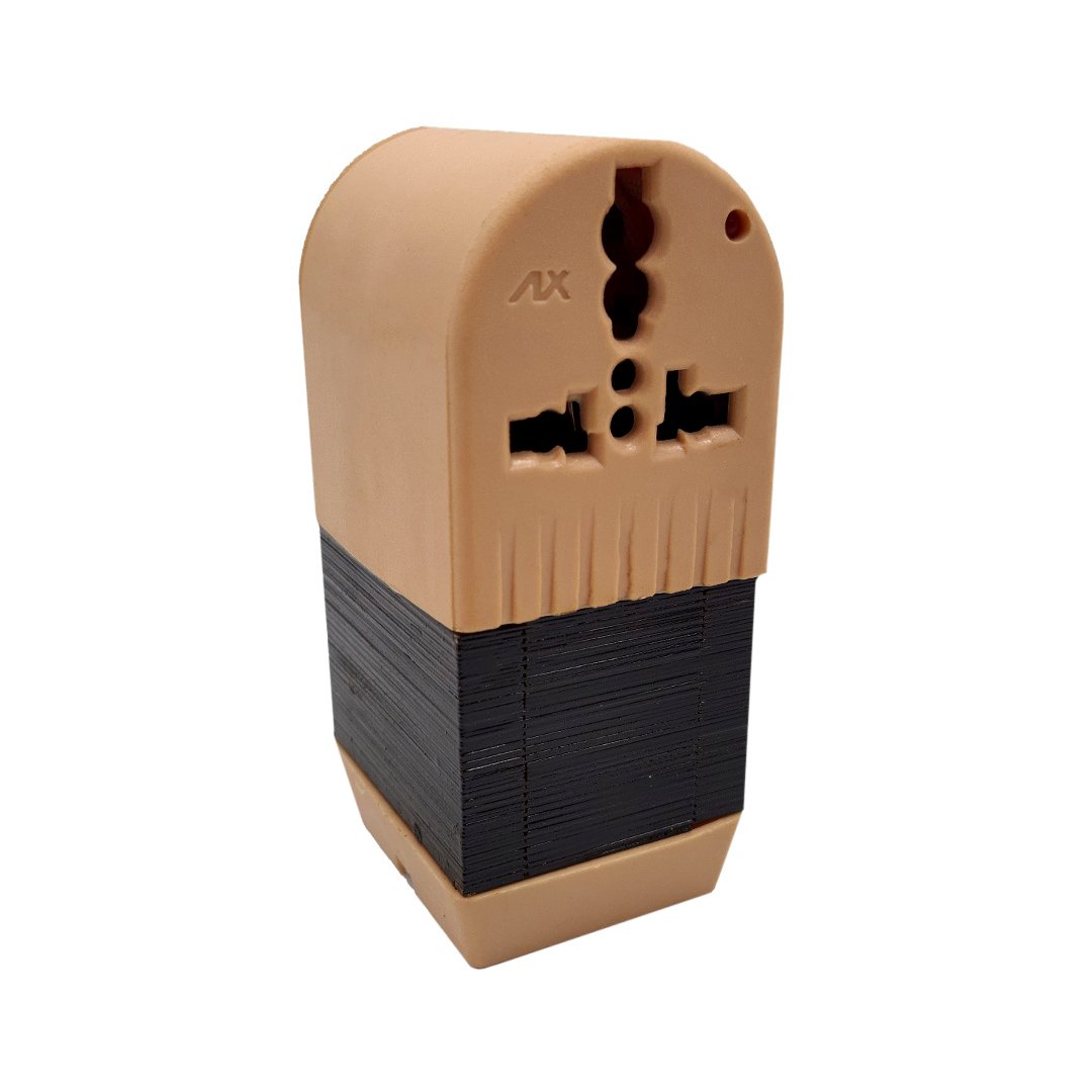 230VAC to 110VAC 65W Voltage Converter 3 Pin Socket