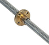 3D Printer Threaded Rod With Nut 300, 400, 500 mm
