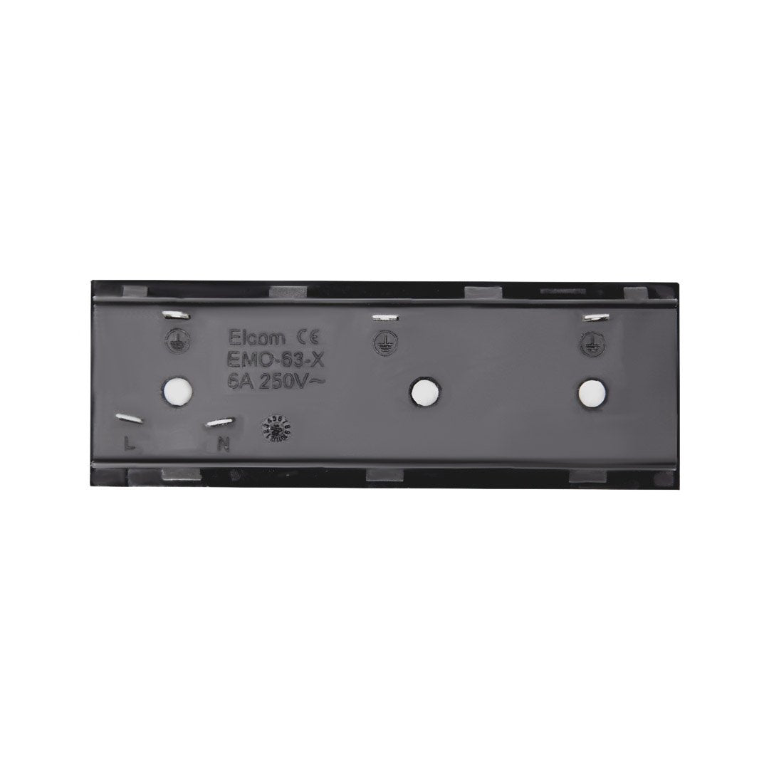 3 Way EMO-63 6A 250VAC Power Socket