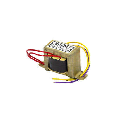 7.5V 500mA  Center Tapped Step Down Transformer 230V AC to 7.5-0-7.5V AC