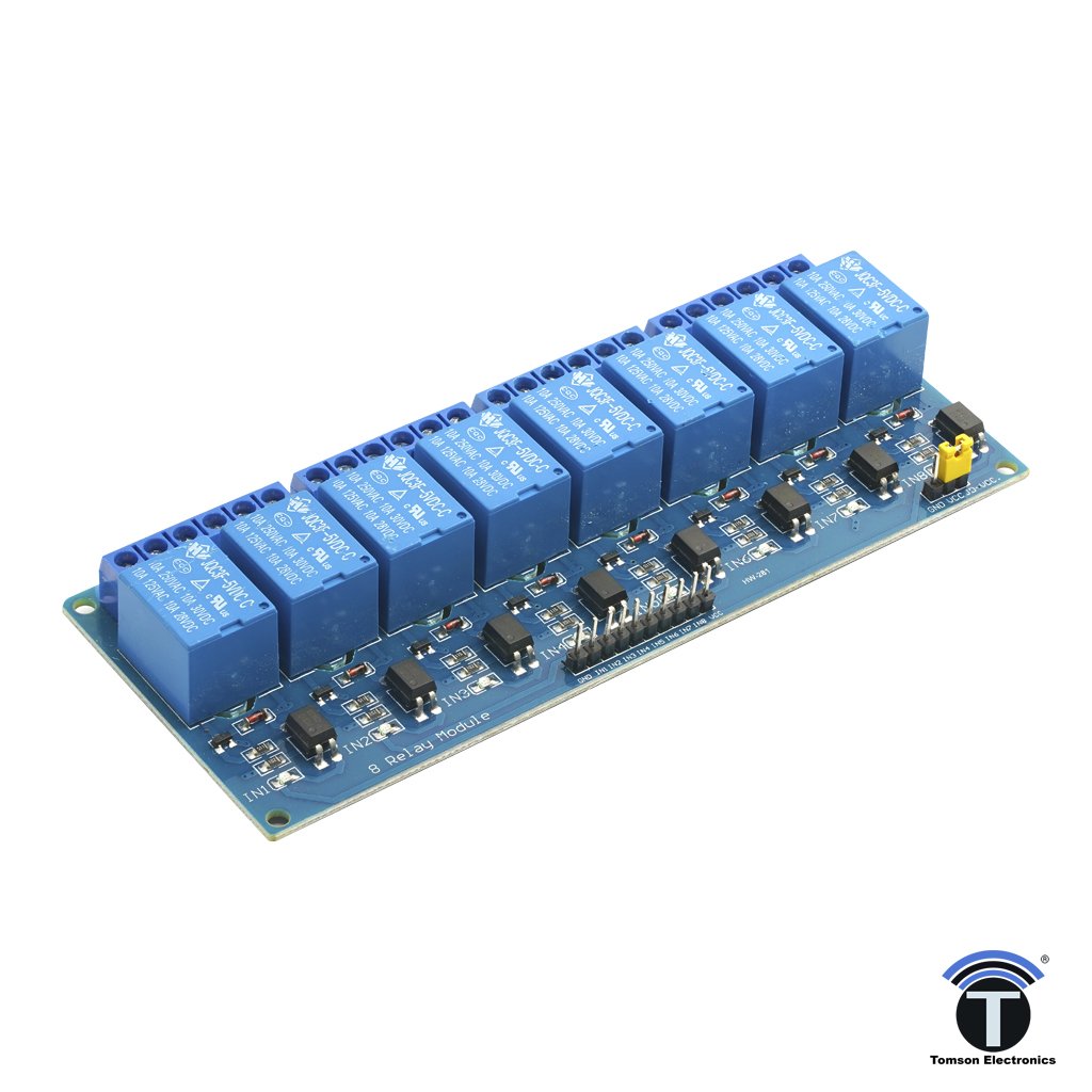 8 Channel 5V Relay Module – TOMSON ELECTRONICS PRIVATE LIMITED